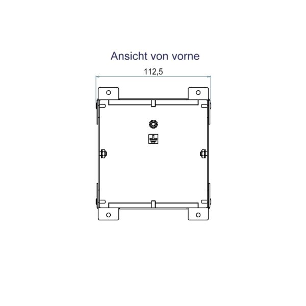 Produktbild WAD 102 200  -  Wandauslass WAD Gehäuse Typ 2 für Steckdoseneinsatz